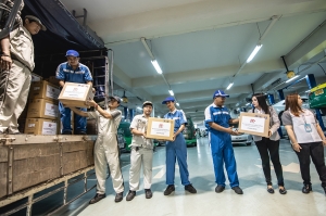 เค.มอเตอร์ส ร่วมน้ำใจ มอบสิ่งของบริจาคให้ผู้ประสบภัยจ.อุบลฯ