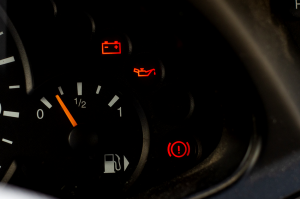 สัญญาณไฟหน้าปัดรถ