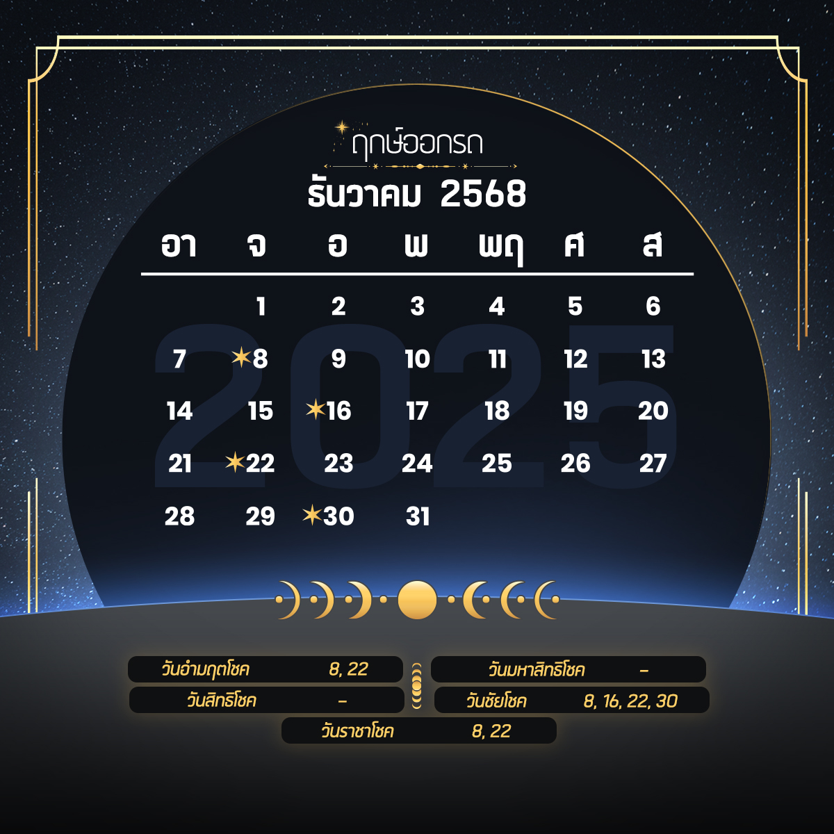 ฤกษ์ออกรถ ปี 2568 (2025) - TOYOTA K.MOTORS